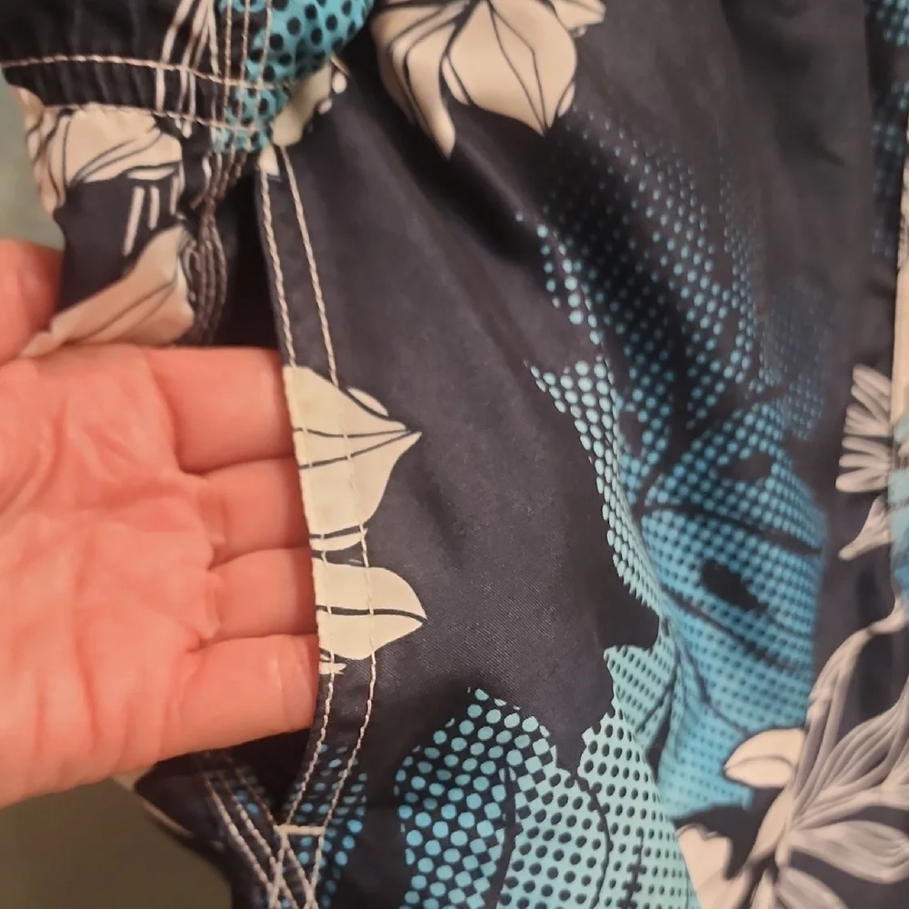 Speedo Swim Shorts Blue and White with Size XL